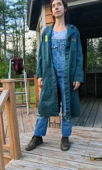 ✨SOLD✨VTG 30s SYLVANIA Electronic Tubes Coat - Picture 9 of 10